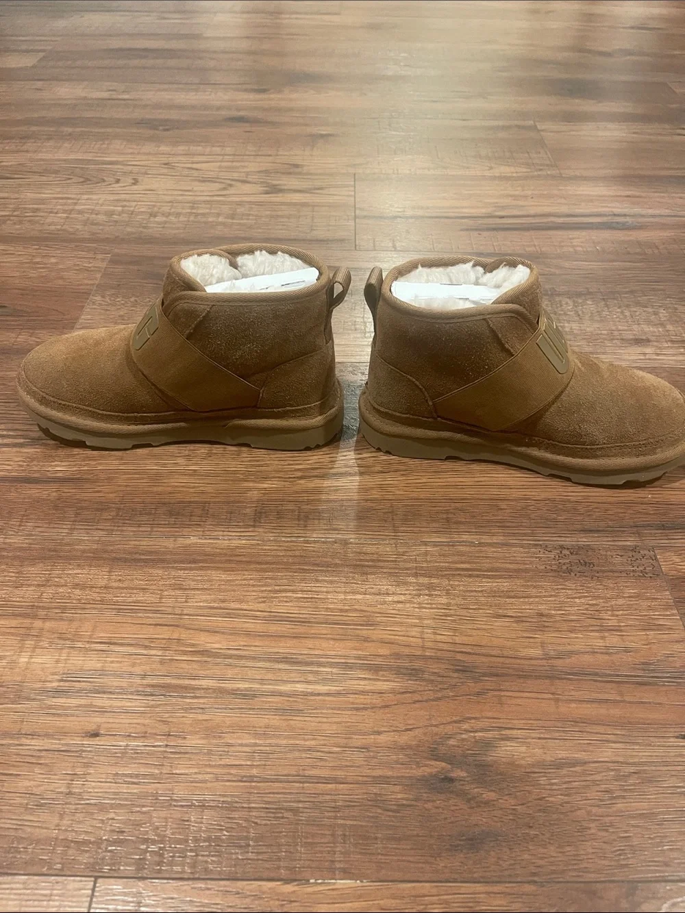 UGG Kids Slip-On Suede Boot in Chestnut Brown